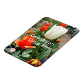 Magnet Flexible Aimant de photo de fleurs de citation de compassio (Côté Gauche)