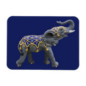 Magnet Flexible Aimant de photo d'éléphant d'animal de carrousel (Horizontal)