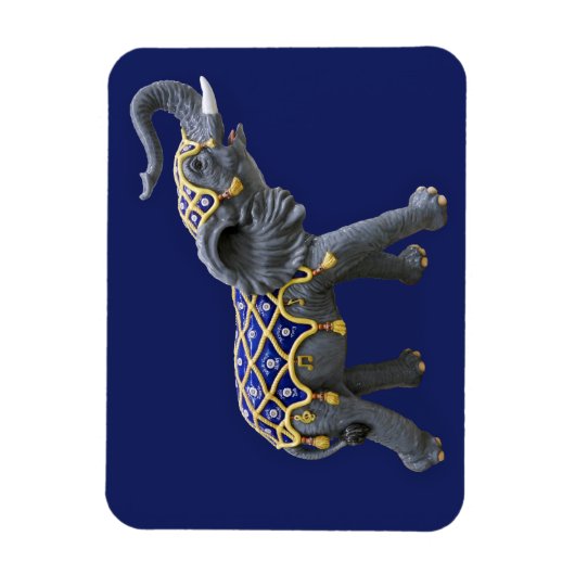 Magnet Flexible Aimant de photo d'éléphant d'animal de carrousel (Vertical)