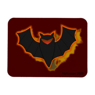 Magnet Flexible Aimant de photo Halloween Chauve-souris effrayante