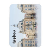 Magnet Flexible Aimant de photographie lettrage main de Bordeaux (Vertical)