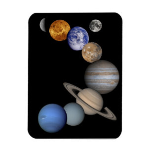 Magnet Flexible Aimant de planètes de système solaire