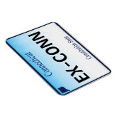 Magnet Flexible Aimant de plaque de licence CT (Côté Droit)