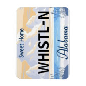 Magnet Flexible Aimant de plaque de licence en Alabama (Vertical)