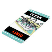 Magnet Flexible Aimant de plats propres/salés (Côté Gauche)