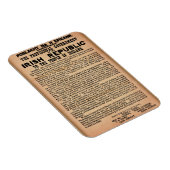 Magnet Flexible Aimant de proclamation 1916 (Côté Droit)