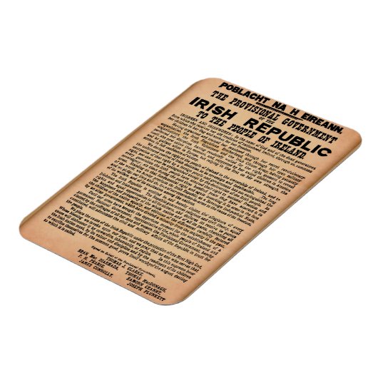 Magnet Flexible Aimant de proclamation 1916 (Côté Gauche)