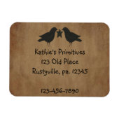 Magnet Flexible Aimant de qualité Premium de Corbeaux (Horizontal)