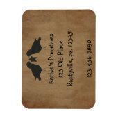 Magnet Flexible Aimant de qualité Premium de Corbeaux (Vertical)