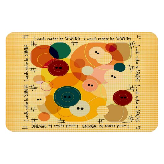 Magnet Flexible Aimant de qualité supérieure à coudre (Horizontal)