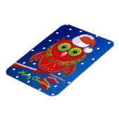 Magnet Flexible Aimant de qualité supérieure avec Père Noël Owl (Côté Gauche)