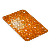 Magnet Flexible Aimant de qualité supérieure Disco Tiles Orange (Côté Droit)