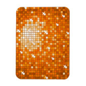 Magnet Flexible Aimant de qualité supérieure Disco Tiles Orange (Vertical)