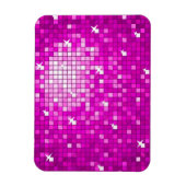 Magnet Flexible Aimant de qualité supérieure Disco Tiles Rose (Vertical)