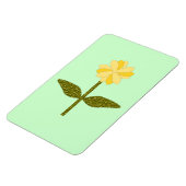 Magnet Flexible Aimant de qualité supérieure Fleur Jaune (Côté Gauche)