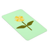 Magnet Flexible Aimant de qualité supérieure Fleur Jaune (Côté Droit)