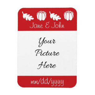 Magnet Flexible Aimant de rappel de patch de citrouille en cerise