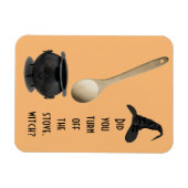 Magnet Flexible Aimant de rappel de réchaud (version sorcière) (Horizontal)