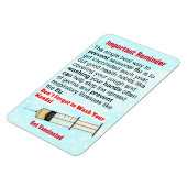 Magnet Flexible Aimant de rappel important (Côté Gauche)