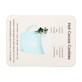 Magnet Flexible Aimant de recette de cookie au cacao chaud Eclipse (Horizontal)