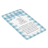 Magnet Flexible Aimant de recette de sandwich au concombre pour pi (Côté Droit)
