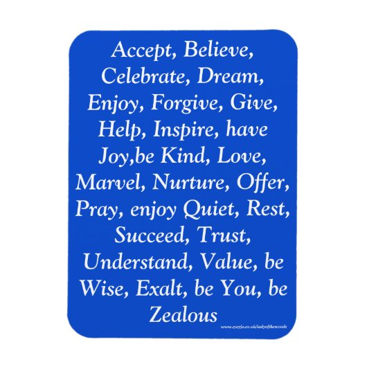 Magnet Flexible Aimant de récupération bleu (Vertical)