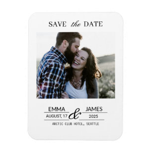 Magnet Flexible Aimant de réfrigérateur de mariage avec photo pers