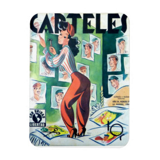 Magnet Flexible Aimant de Réfrigérateur Revues cubaines Vintage