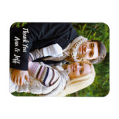 Magnet Flexible Aimant de remerciement de mariage (Horizontal)