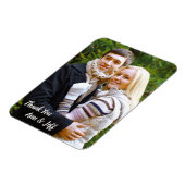 Magnet Flexible Aimant de remerciement de mariage (Côté Gauche)
