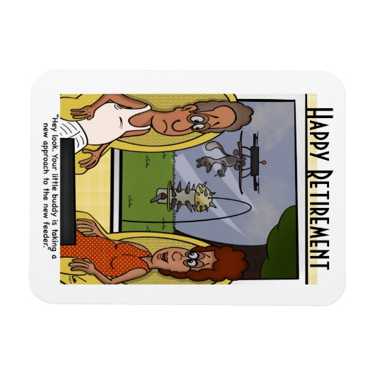 Magnet Flexible Aimant de retrait de preuve d'écureuil (Horizontal)