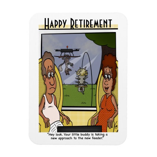 Magnet Flexible Aimant de retrait de preuve d'écureuil (Vertical)