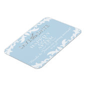 Magnet Flexible Aimant de sauvegarde de date de mariage heureux à  (Côté Gauche)
