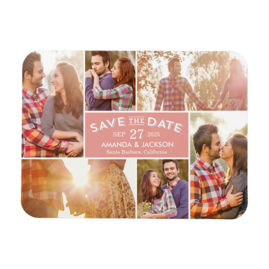 Magnet Flexible Aimant de sauvegarde de date modifiable de couleur (Horizontal)