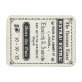 Magnet Flexible Aimant de sauvegarde de journal vintage (Horizontal)