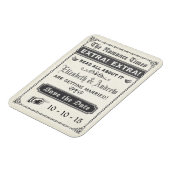 Magnet Flexible Aimant de sauvegarde de journal vintage (Côté Gauche)