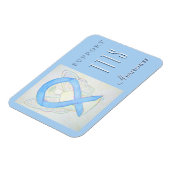 Magnet Flexible Aimant de sensibilisation au syndrome transfusionn (Côté Gauche)