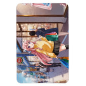Magnet Flexible Aimant de shopping de fille d'anime (Vertical)