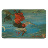 Magnet Flexible Aimant de sorcière d'Halloween (Horizontal)