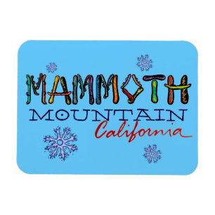 Magnet Flexible Aimant de surf des neiges de Mammoth Mountain la