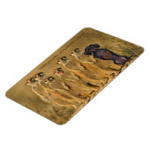 Magnet Flexible Aimant de Suricate de Teckel Drôle (Côté Gauche)