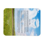 Magnet Flexible Aimant de Sympathie pour chien de Rainbow Bridge (Horizontal)