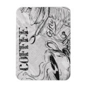 Magnet Flexible Aimant de temps de café (Vertical)