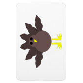 Magnet Flexible Aimant de Thanksgiving drôle de dindon (Vertical)