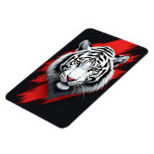 Magnet Flexible Aimant de tigre blanc (Côté Gauche)