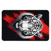 Magnet Flexible Aimant de tigre blanc (Horizontal)