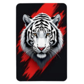 Magnet Flexible Aimant de tigre blanc (Vertical)