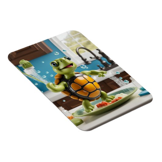 Magnet Flexible aimant de tortue de cuisine 2 (Côté Droit)