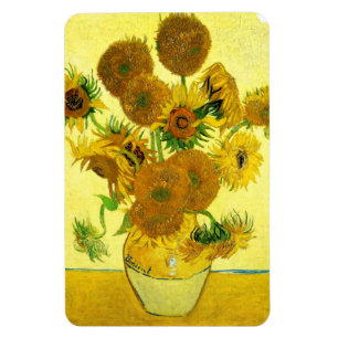 Magnet Flexible Aimant de tournesols de Van Gogh