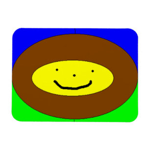 Magnet Flexible Aimant de visage souriant